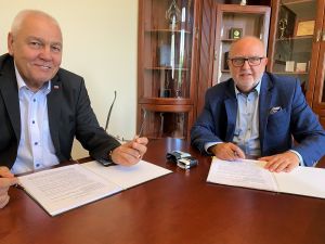 Zdjęcie Prezes WFOŚiGW i Prezes Zarządu BPEC